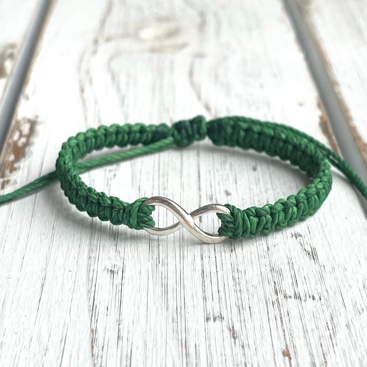 Infinity Couples Bracelets, Green