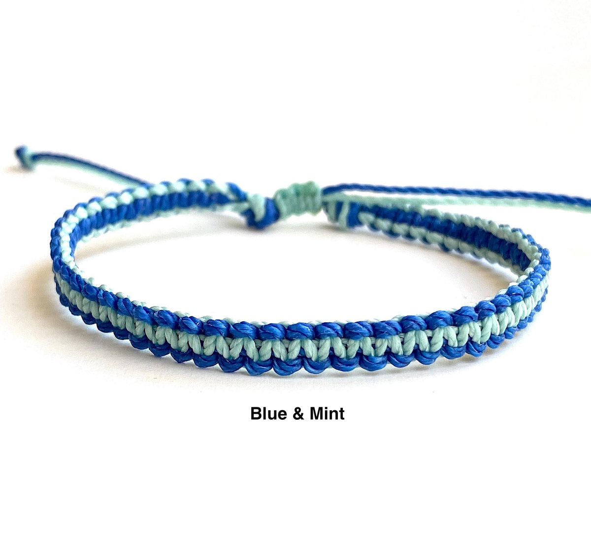 Blue and Mint Bracelet