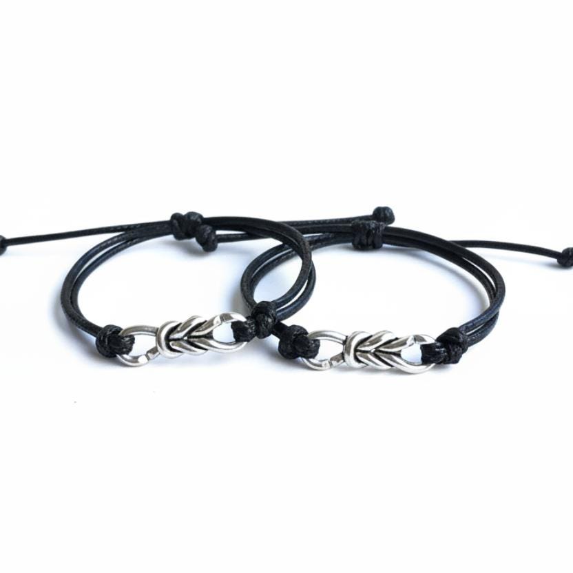 Love Knots Bracelets, Black, Ponce Collection