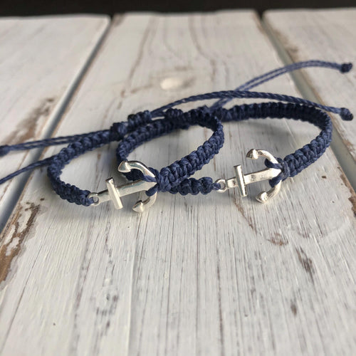 Anchor Nautical Couple Bracelets Sterling Silver