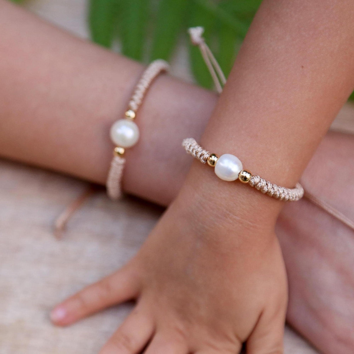 Carrabelle Mommy and Me Pearl Bracelets