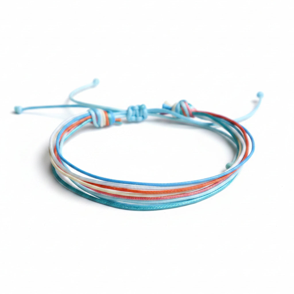 Multicolor String Bracelet Adjustable