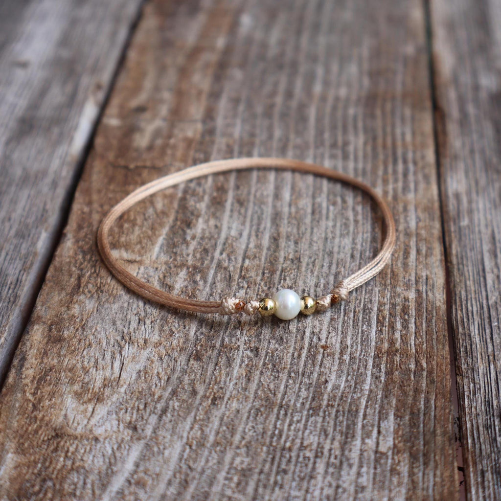 Bal Harbor Gold Beaded Anklet