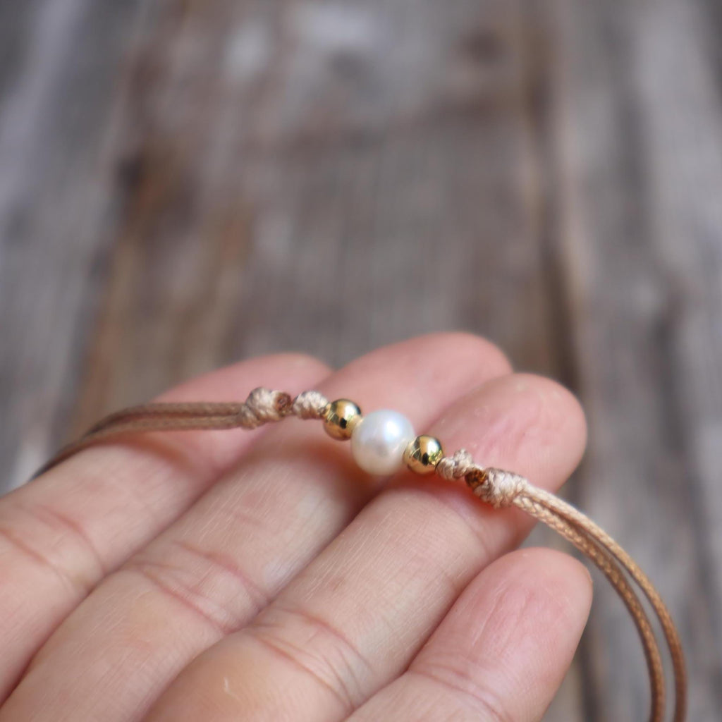 Bal Harbor Gold Beaded Anklet