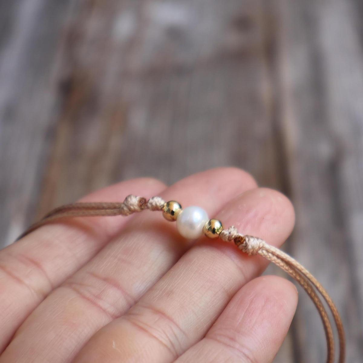 Bal Harbor Gold Beaded Anklet