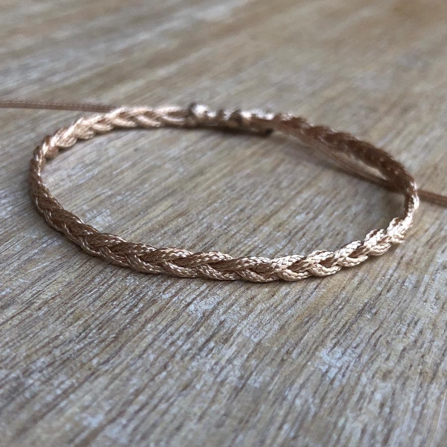 Gold Braided Boho Beach Anklet