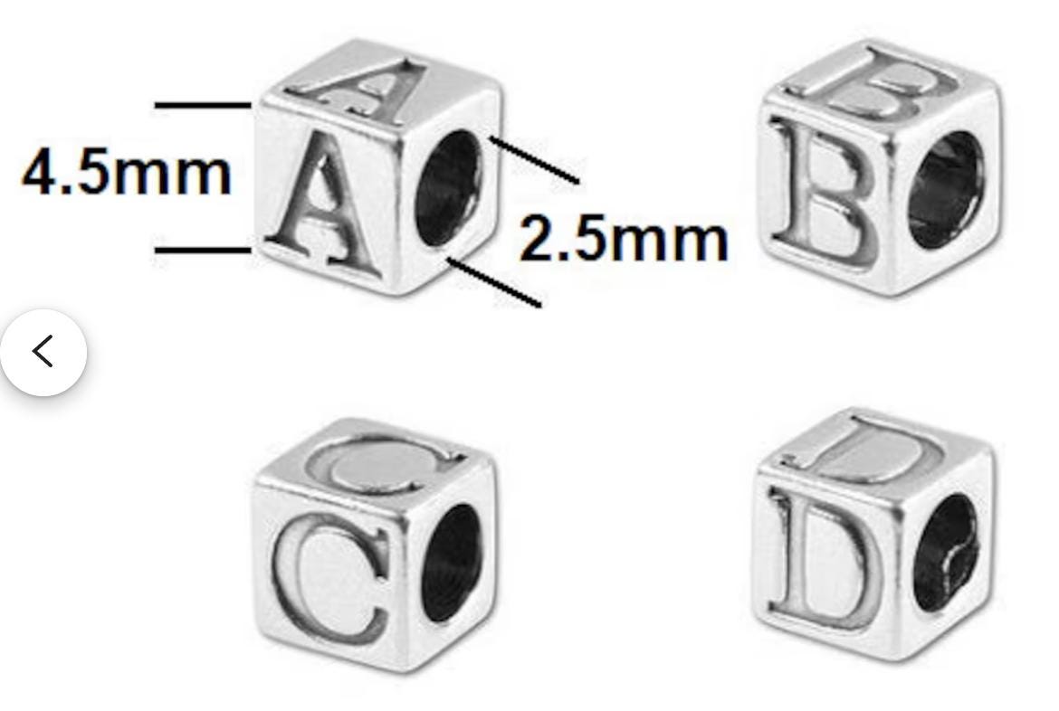Initials Daddy and Me, Mommy and Me, Family Matching Bracelets Red Waterproof