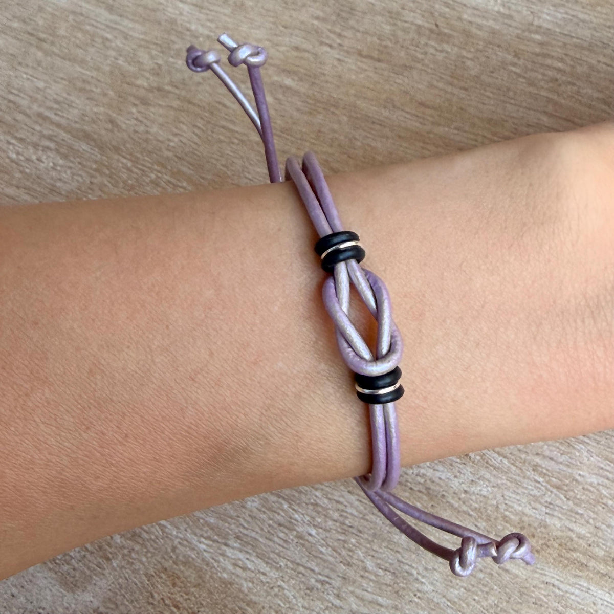 Celtic Knot Leather Bracelet Adjustable
