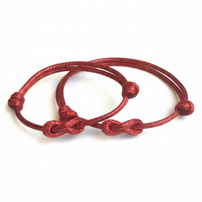 Lovers Key Red Mommy and Me Family Bracelets