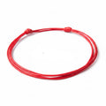 Colorful Multi-Strand String Anklet Waterproof Beach Adjustable