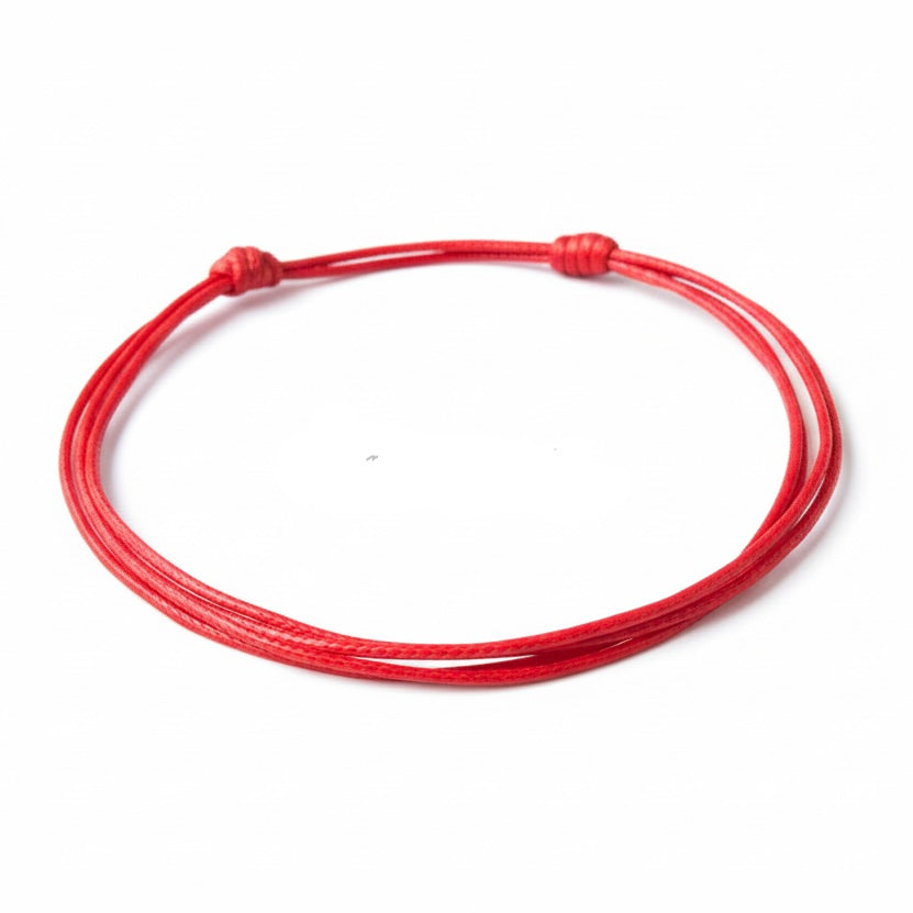 Colorful Multi-Strand String Anklet Waterproof Beach Adjustable