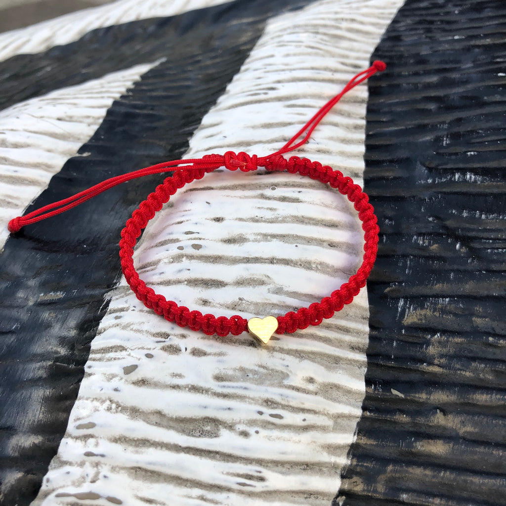 Red Heart Bracelet - Kovar Support