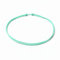 Minimalist mint waterproof choker necklace 1.5mm adjustable waxed cord many colors
