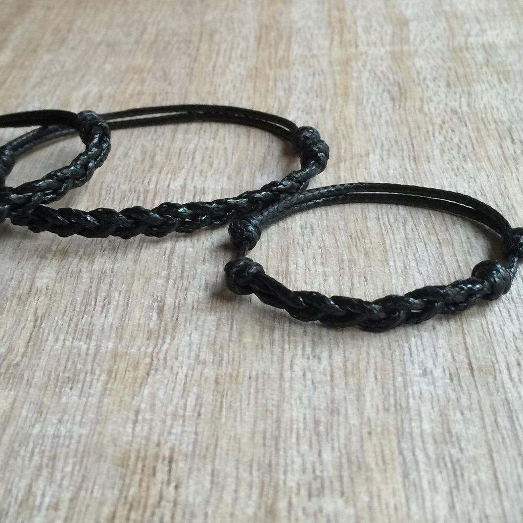 Islamorada II Black Family bracelets - Fanfarria Handmade Jewelry
