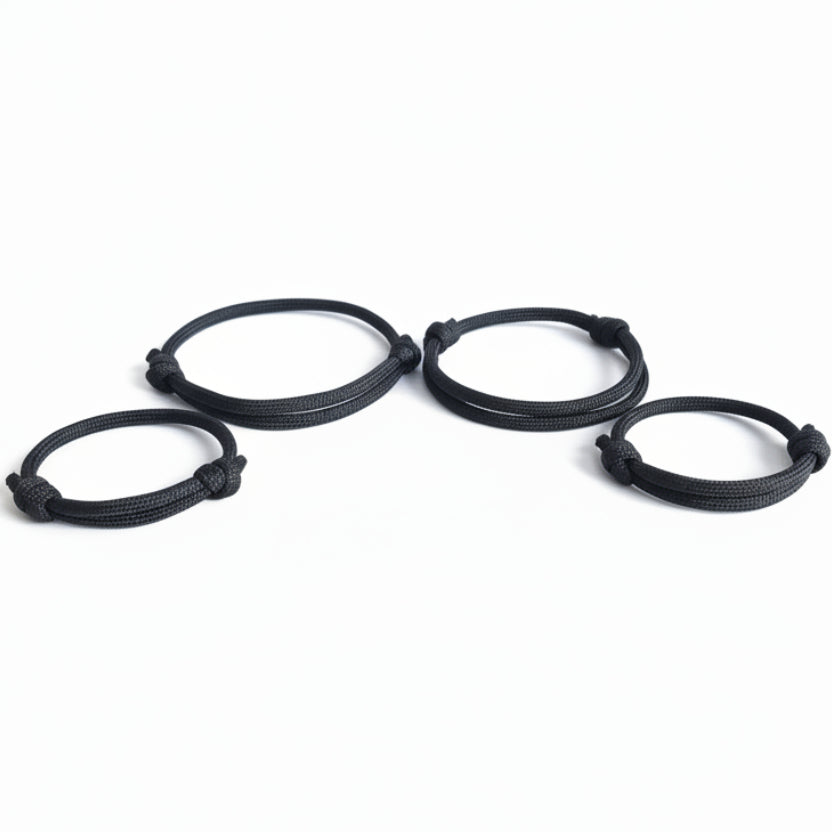 Collins II Black Family bracelets - Fanfarria Handmade Jewelry
