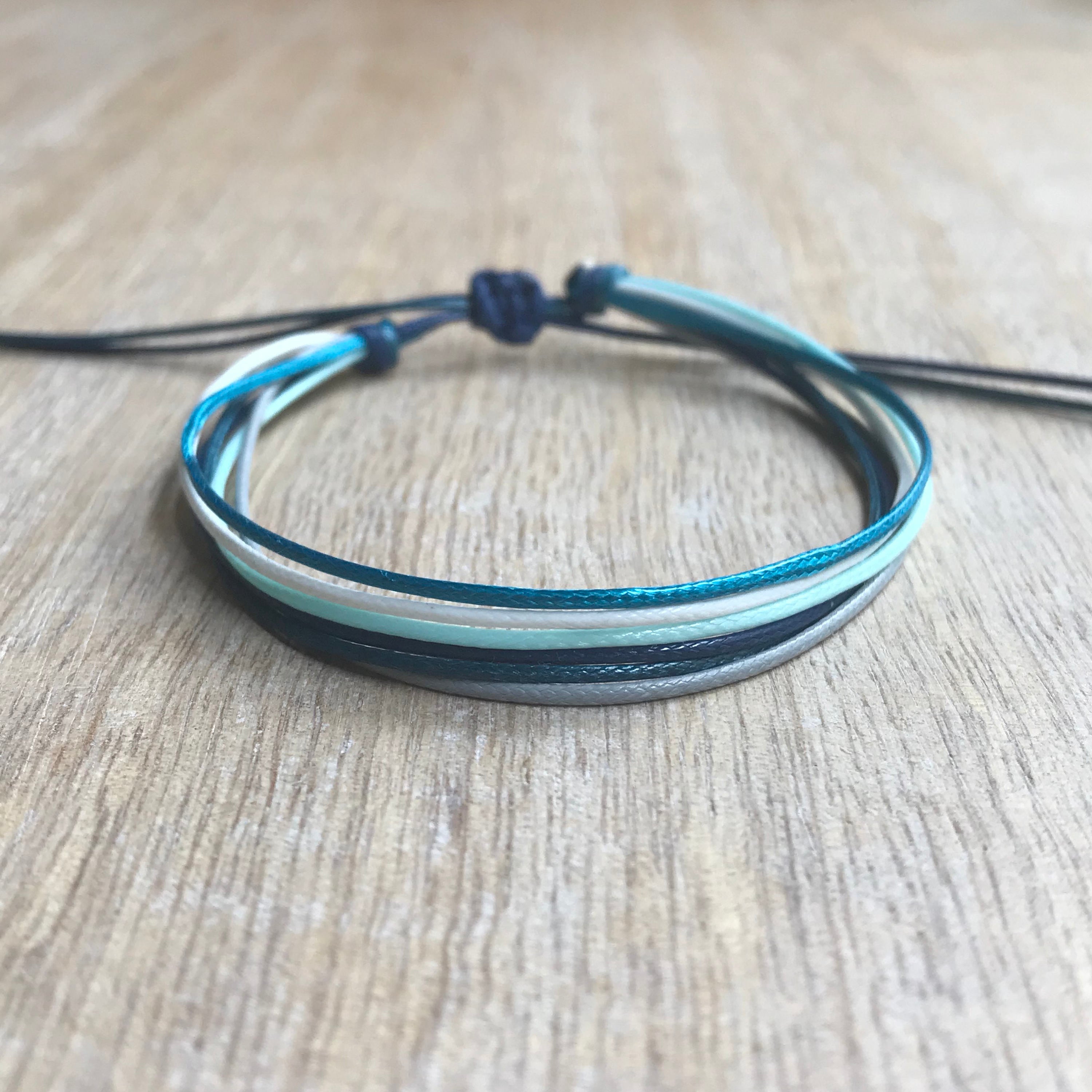 Blue Anklet String Surfside Shades of Blue Strings Anklet