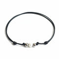 Bal Harbor Silver Beaded Anklet - Fanfarria Handmade Jewelry