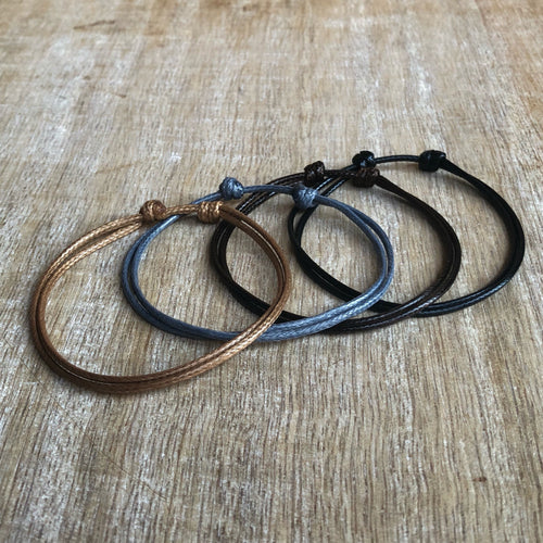 Biscayne Neutral Colors Pack of 4 Unisex - Fanfarria Handmade Jewelry