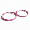 Pink mommy and me string bracelets handmade matching set mother daughter gift waxed cord