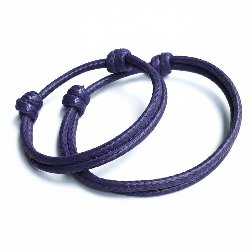 Collins Purple Family Bracelets - Fanfarria Handmade Jewelry