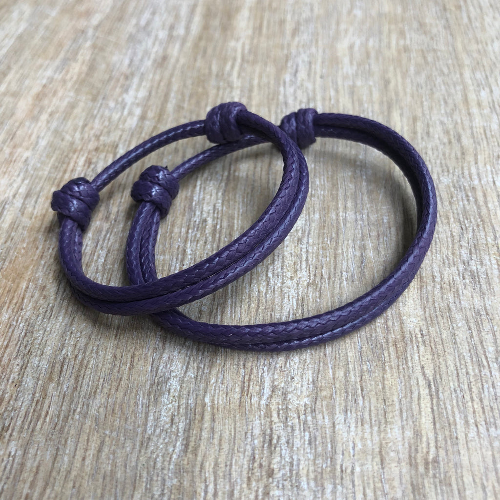 Collins Purple Family Bracelets - Fanfarria Handmade Jewelry
