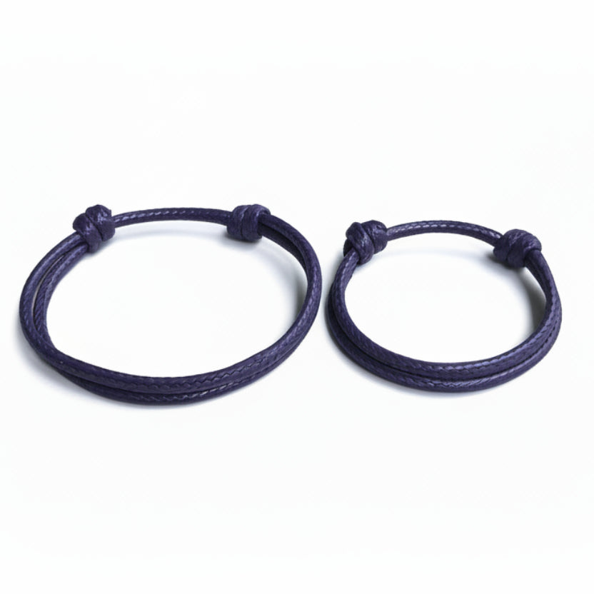 Collins Purple Family Bracelets - Fanfarria Handmade Jewelry