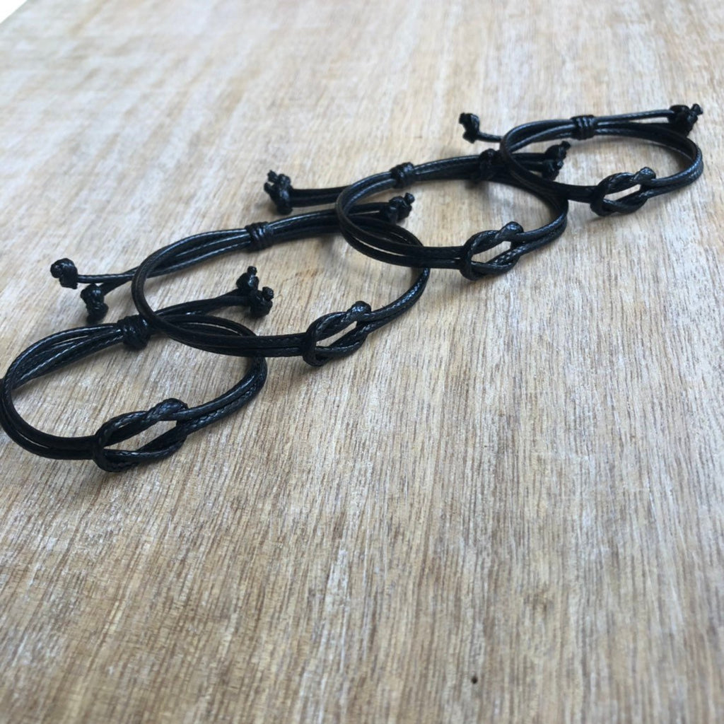 North Venice Black Family Bracelets - Fanfarria Handmade Jewelry