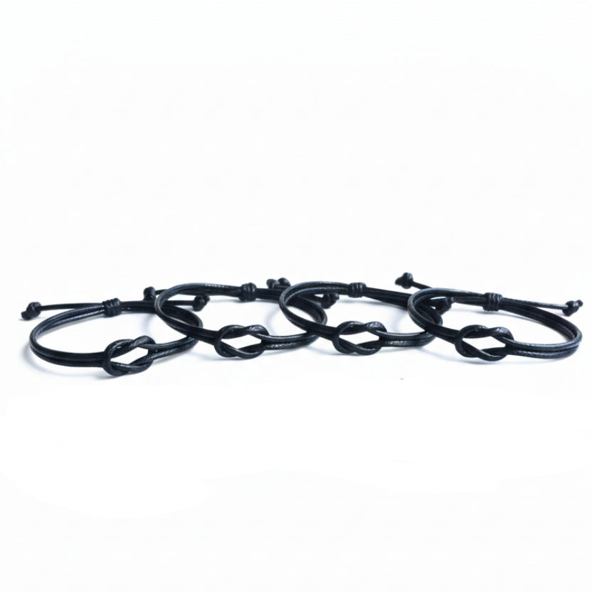 North Venice Black Family Bracelets - Fanfarria Handmade Jewelry