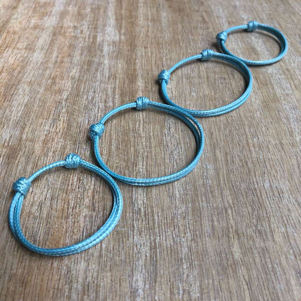 Collins Light Blue Family Bracelets - Fanfarria Handmade Jewelry
