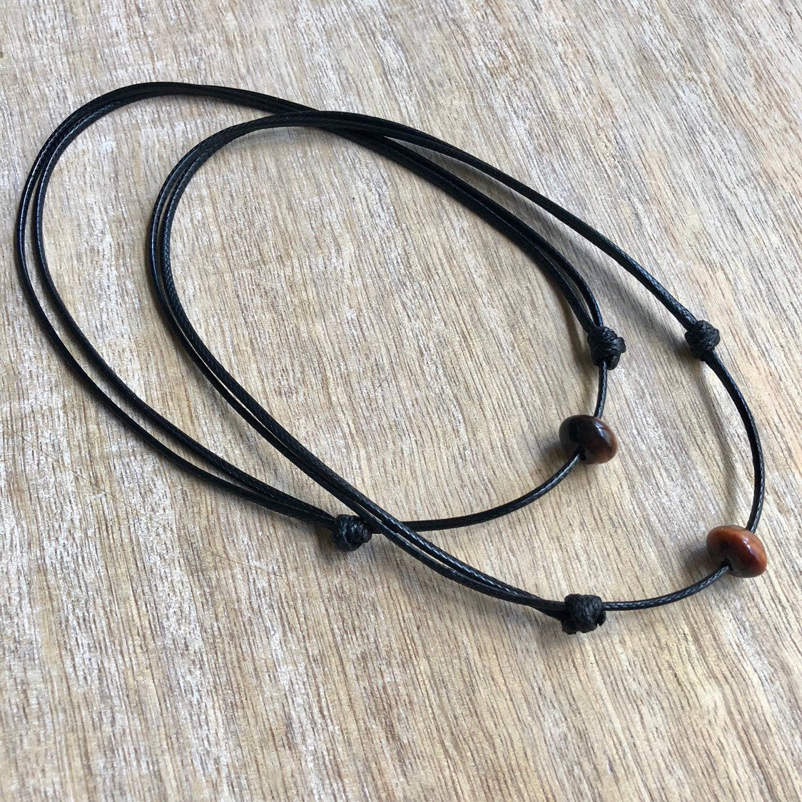 Tiger Eye Couples Necklaces - Fanfarria Handmade Jewelry