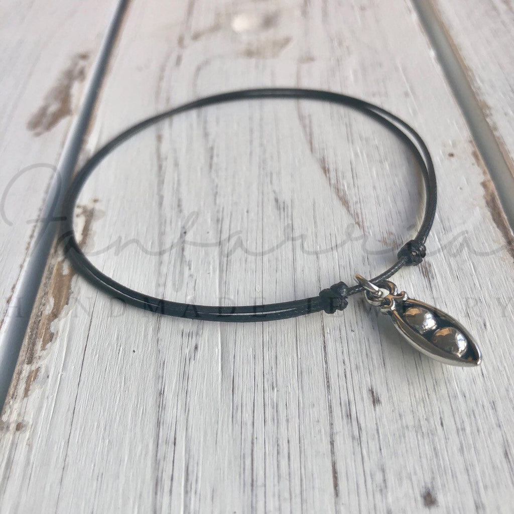 Two Peas in a Pod Anklet - Fanfarria Handmade Jewelry