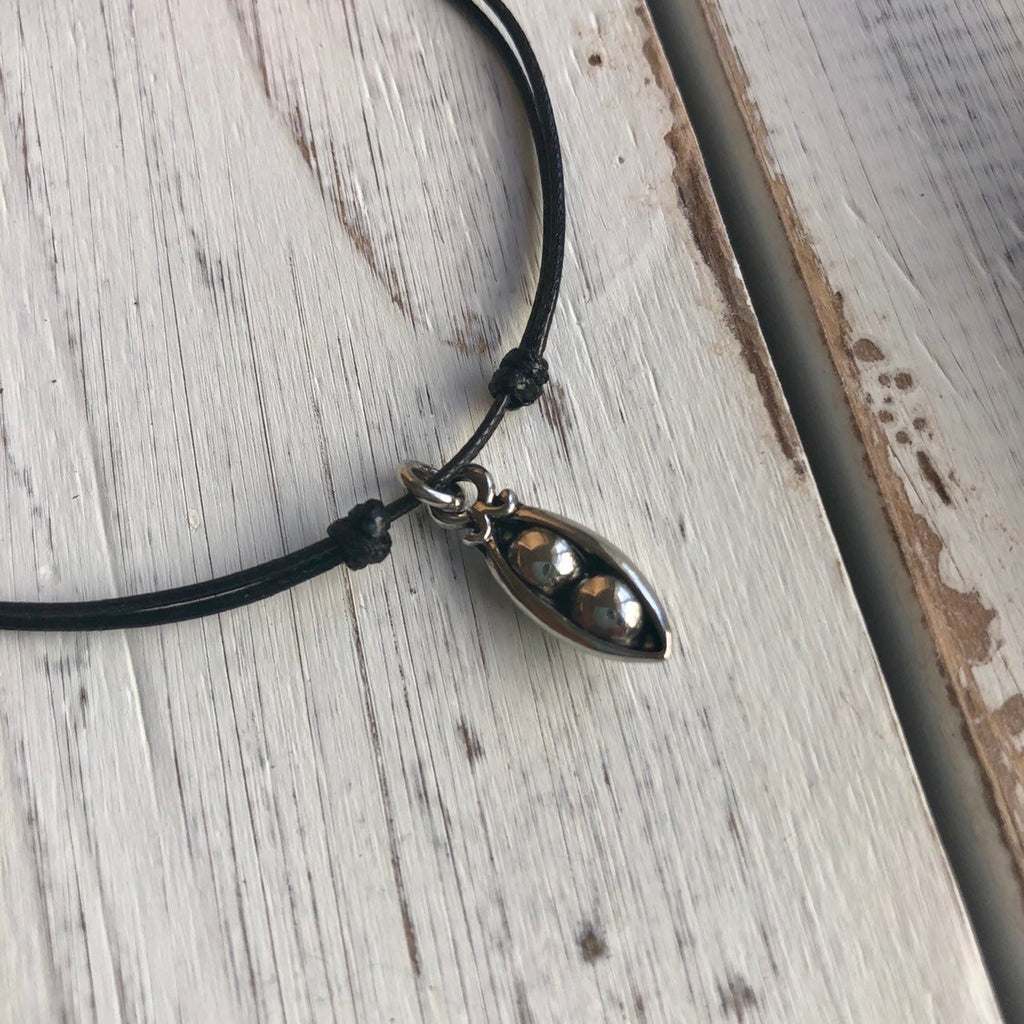 Two Peas in a Pod Anklet - Fanfarria Handmade Jewelry