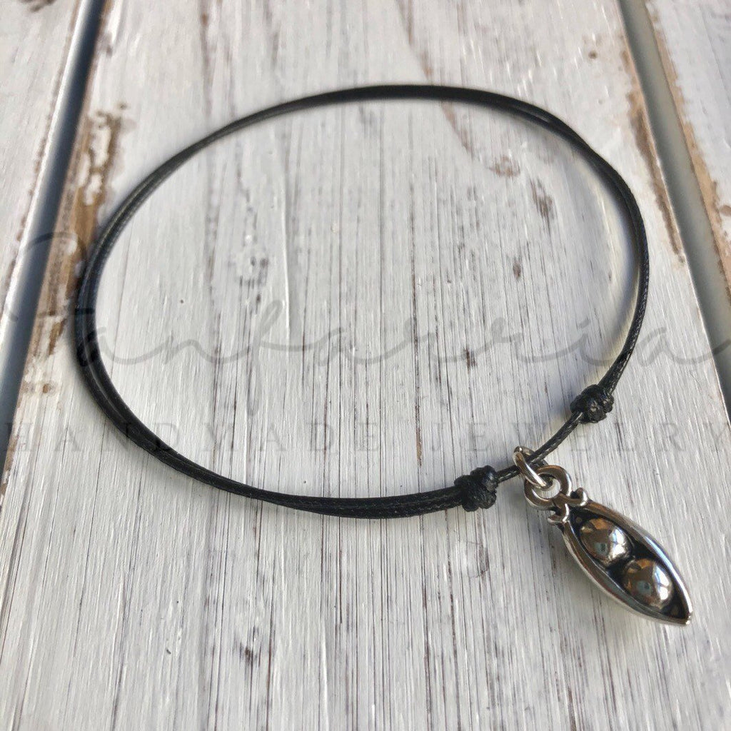 Two Peas in a Pod Anklet - Fanfarria Handmade Jewelry