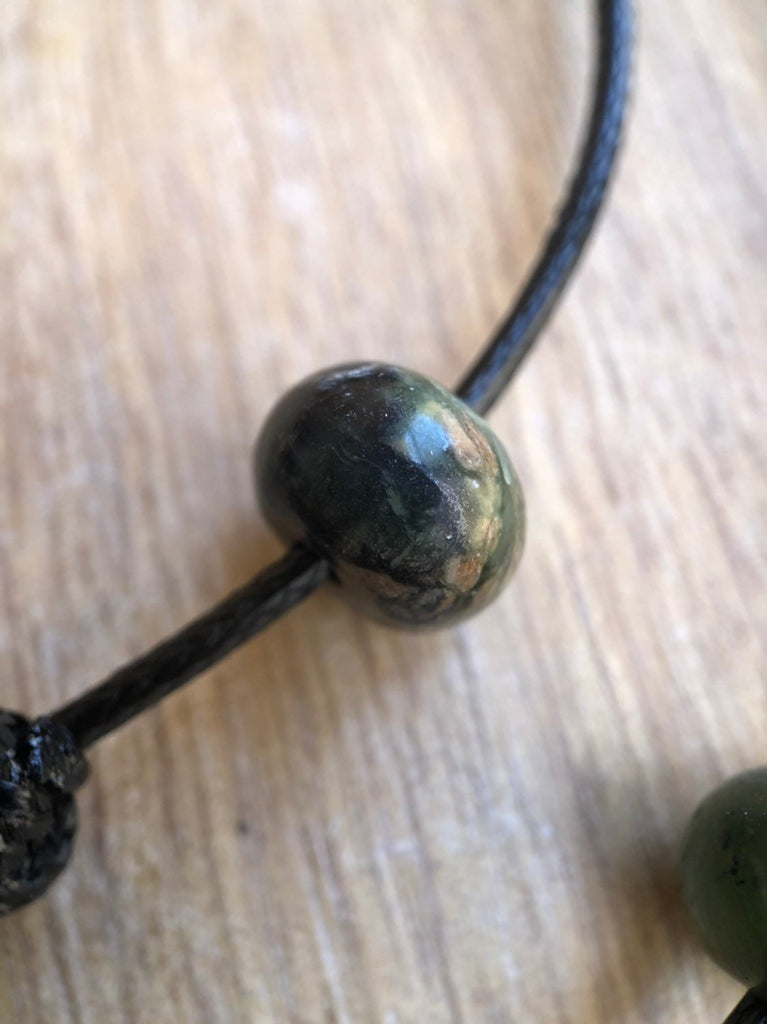 Green Jade Couples Necklaces - Fanfarria Handmade Jewelry