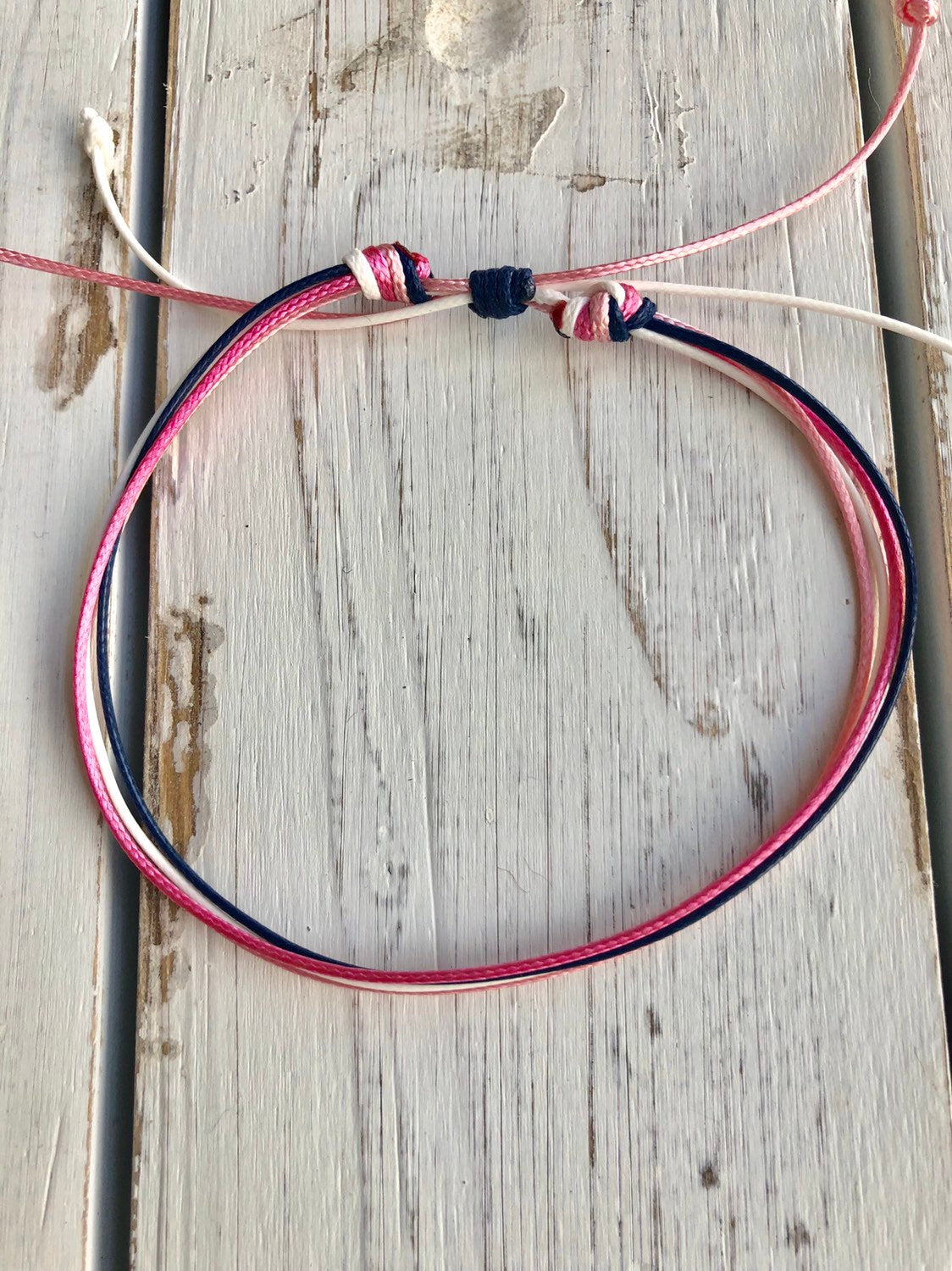 Surfside Tropical String Anklet Bracelet - Fanfarria Handmade Jewelry