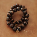 Wood Anniversary Gift, Beaded Couple Bracelets, 5th Anniversary