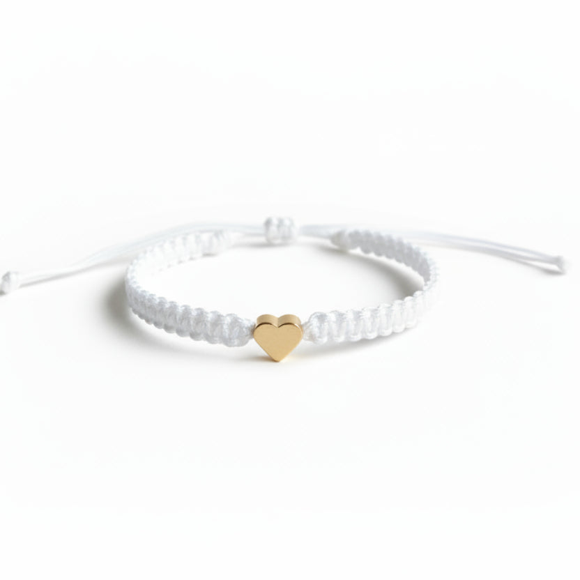 Heart White Bracelet Anklet NB001980