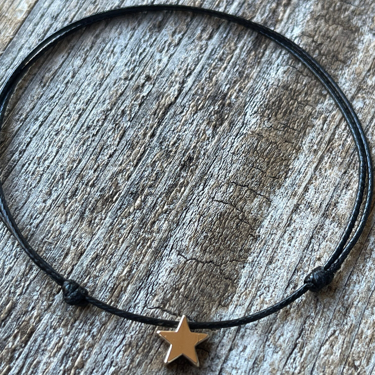 Gold Star Anklet Adjustable More Colors to Choose