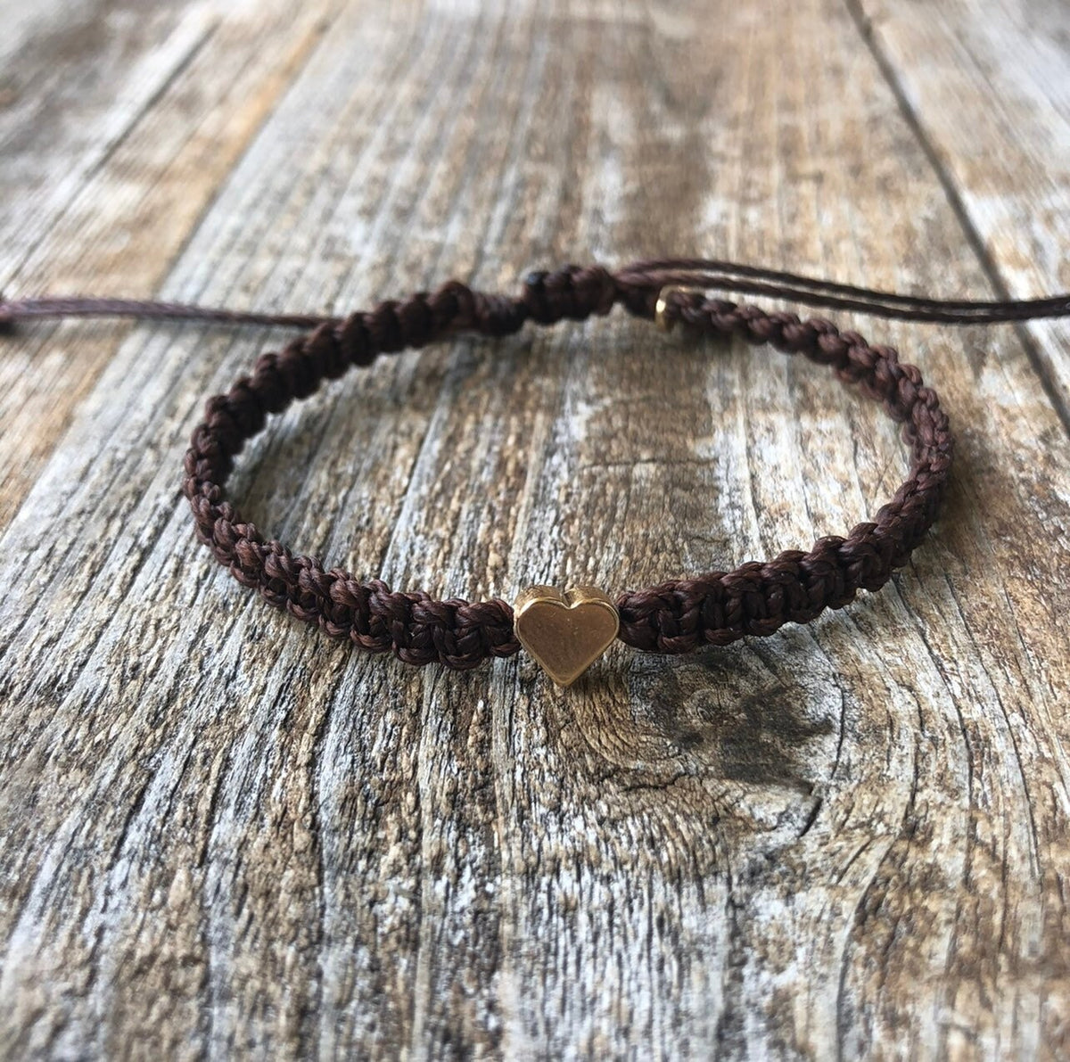 Heart Brown Bracelet Anklet