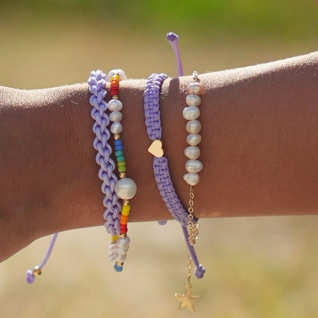 Sun-Kissed Lavender Bracelet Collection Bohemian Bracelets