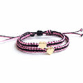 Mommy and me Black and Pink Matching Bracelets