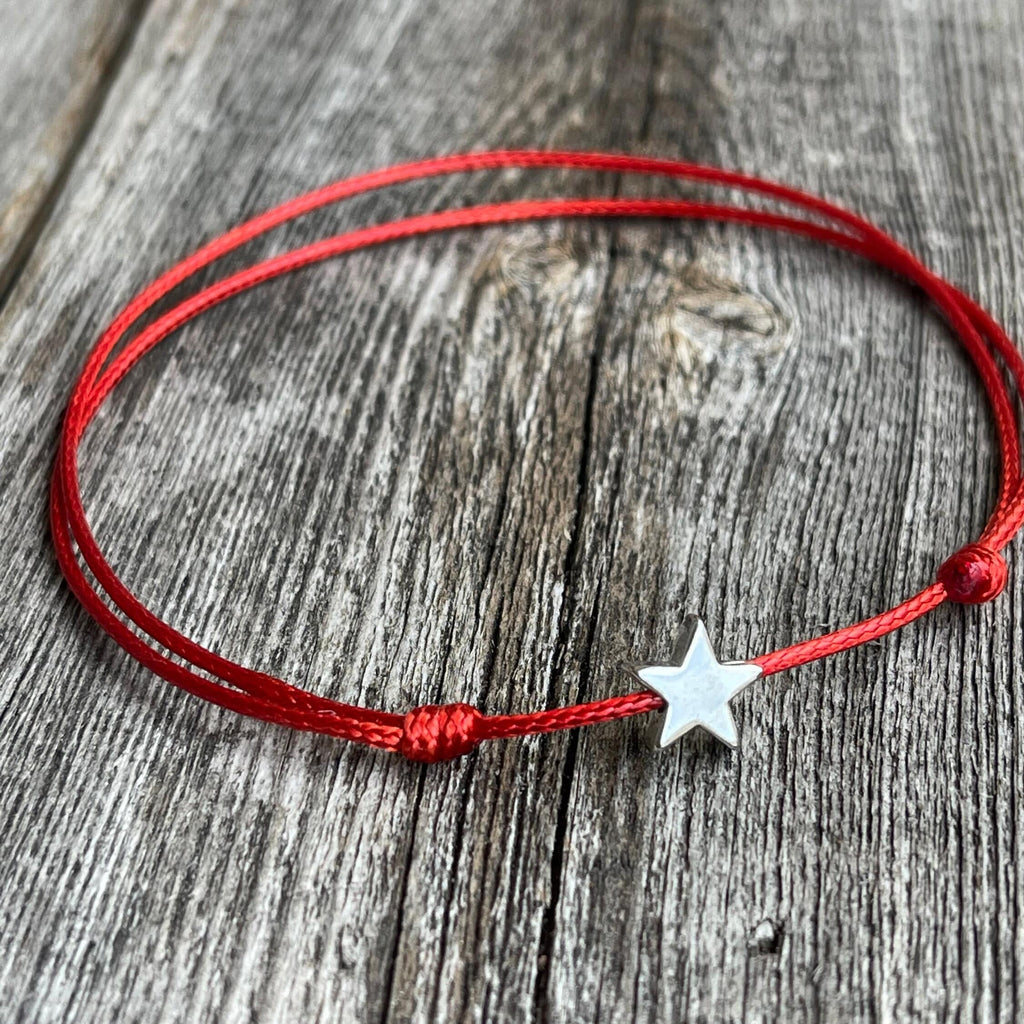 Silver Star Anklet Adjustable More Colors to Choose