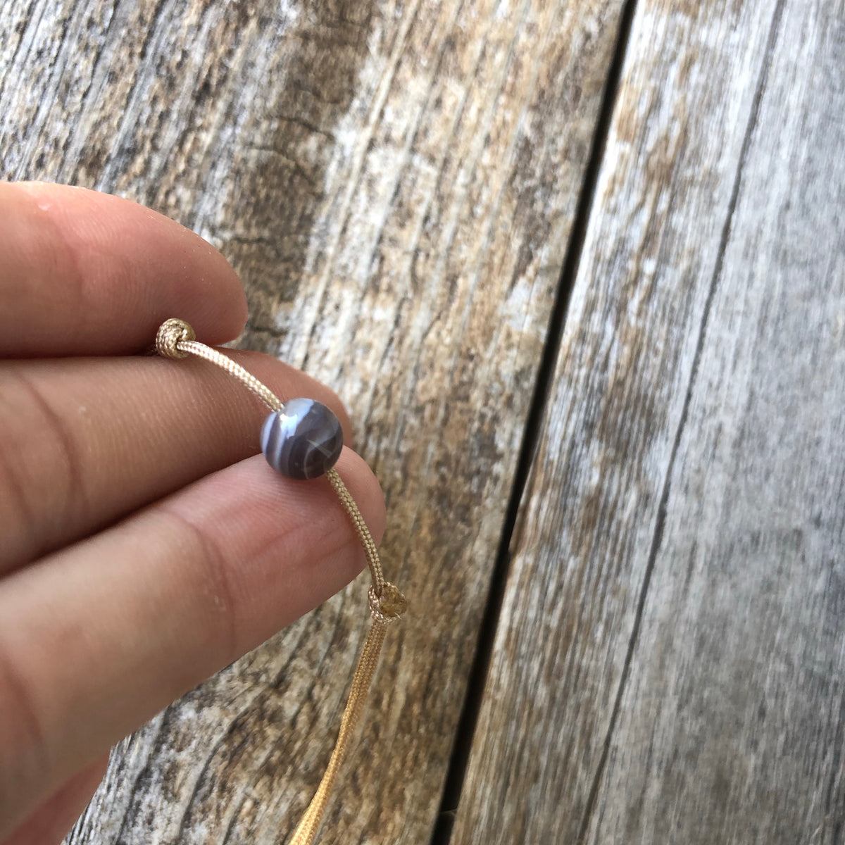 Botswana Agate Gemstone Bead Choker